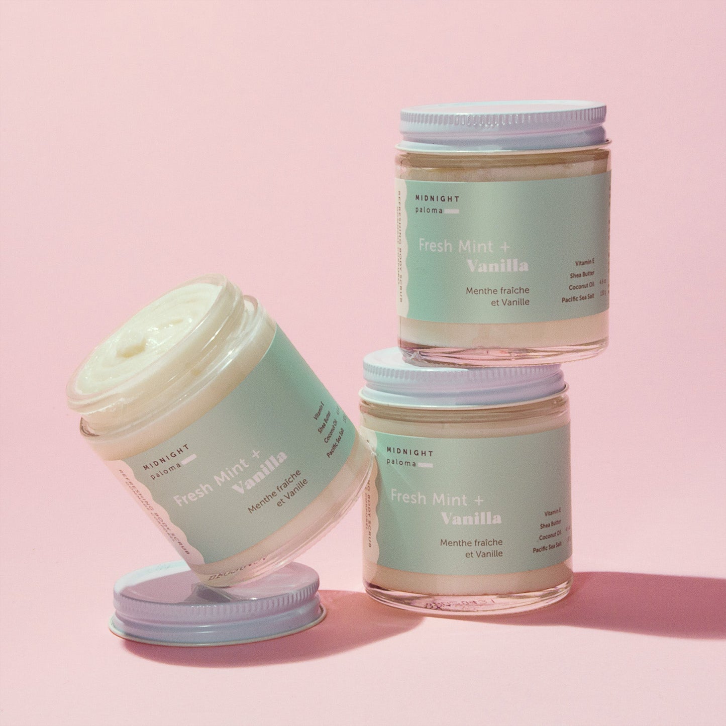 Fresh Mint + Vanilla Body Scrub 4 oz.