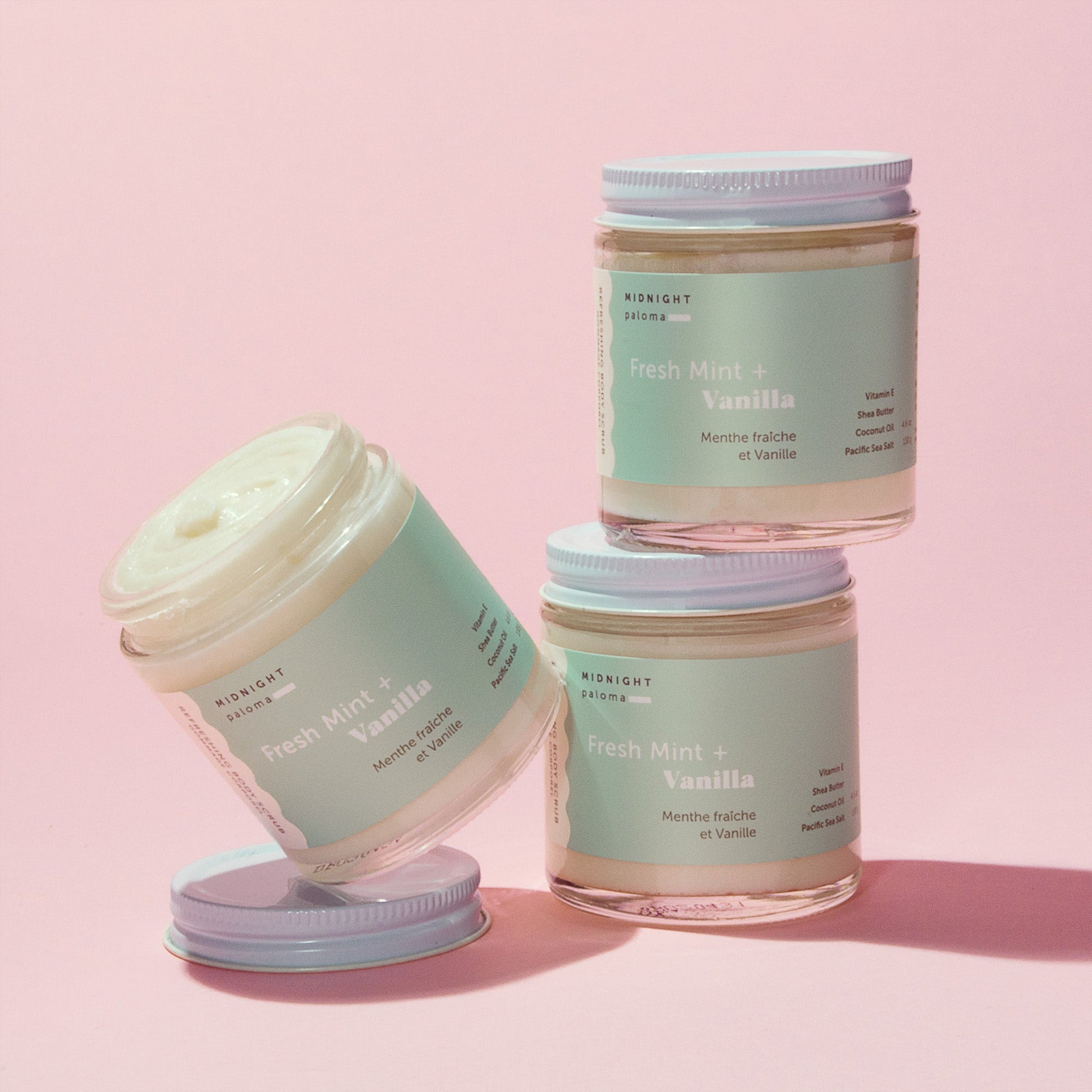 Fresh Mint + Vanilla Body Scrub 4 oz.