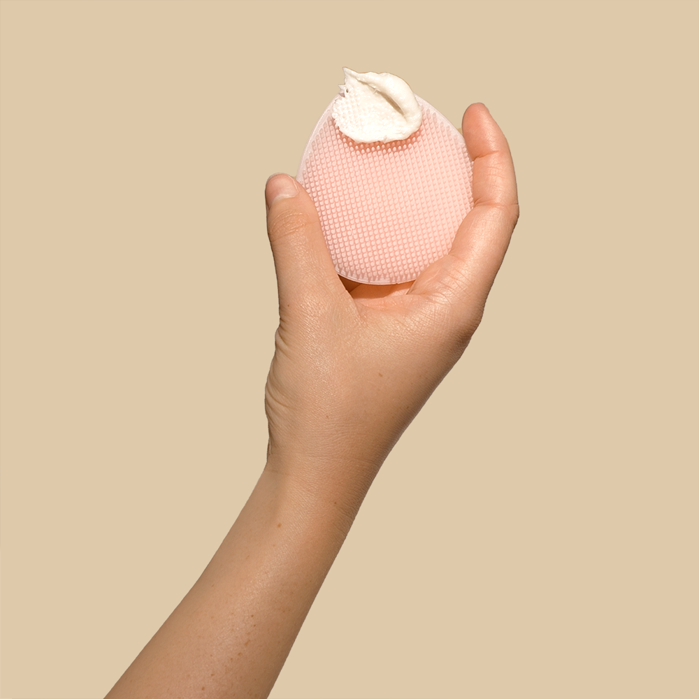 Silicone Cleansing Mitt.