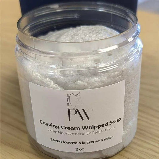 Men’s Shaving Cream Whipped Soap.